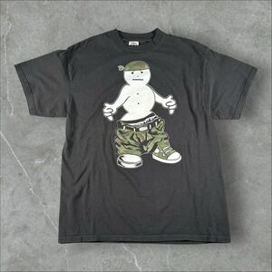 Vintage Jeezy Shirt Mens Large Black 90s Y2K Hip Hop‎ Rap Tee Got That Snowman